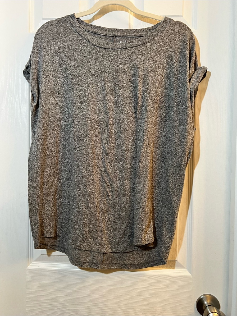 🦋 GAP Heather Gray Short Sleeve Relaxed Tee size large